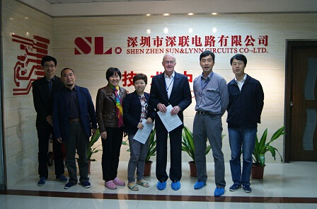 Nelco供应商来访高频线路板厂—深联高频线路板材料供应管理新突破