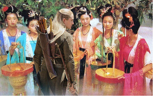 柔性电路板厂看中西神话人物大合照