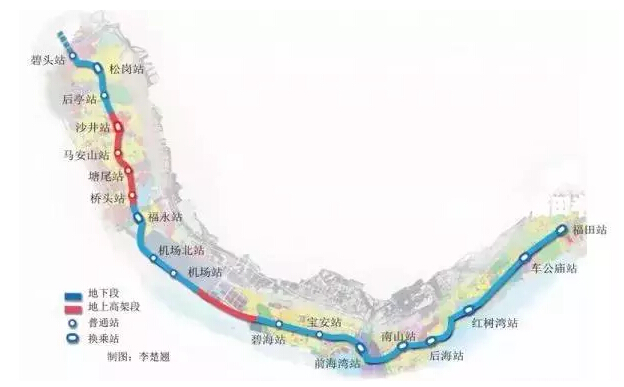 柔性电路板生产厂家：6月30日，深圳地铁11号线试运行，约吗？